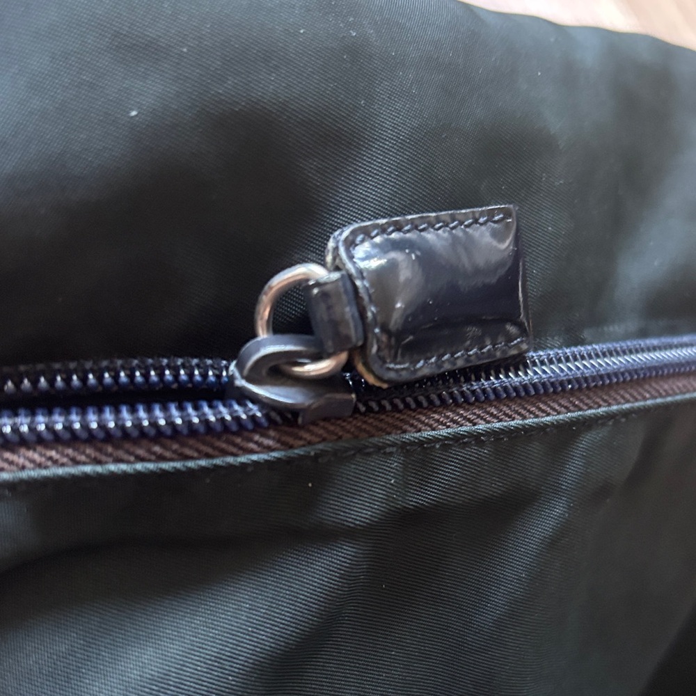Prada Dark Green Nylon Messenger Bag - Picture 14 of 17